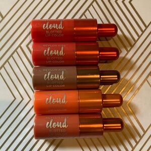 Revlon Kiss Cloud Blotted Lip Color 5 Piece Bundle